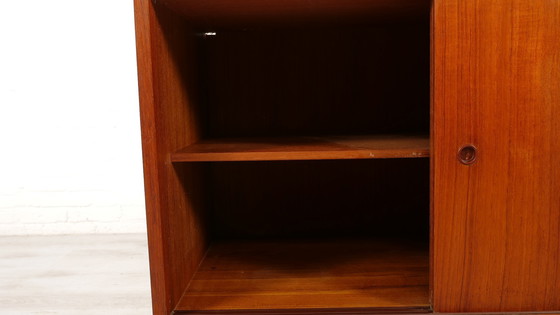 Image 1 of Vintage Cabinet With Sliding Doors | Ps System | Audio Furniture | Teak | 80 Cm