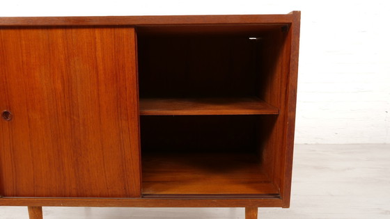 Image 1 of Vintage Cabinet With Sliding Doors | Ps System | Audio Furniture | Teak | 80 Cm