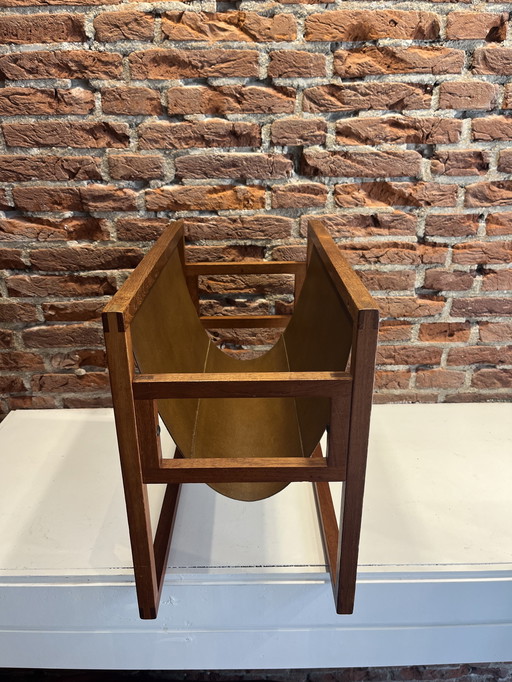 Teak magazine rack from Sika Møbler