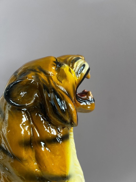 Image 1 of Statue Tiger 50Cm High Painted Composite