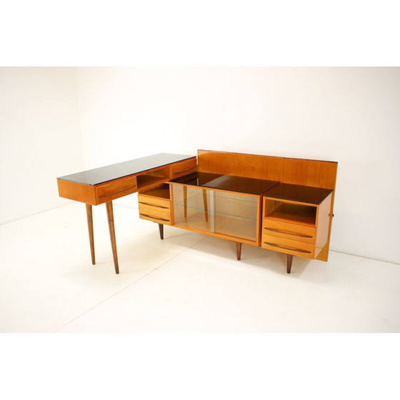 Image 1 of Vintage modular lacquered wood sideboard by Mojmir Pozar for Up Zavody, Czechoslovakia 1960