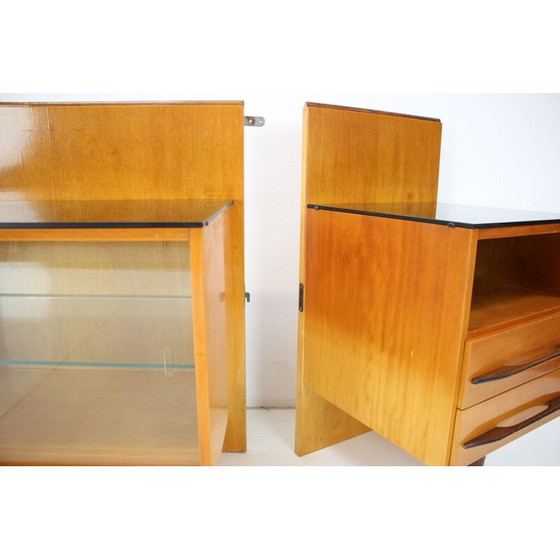 Image 1 of Vintage modular lacquered wood sideboard by Mojmir Pozar for Up Zavody, Czechoslovakia 1960