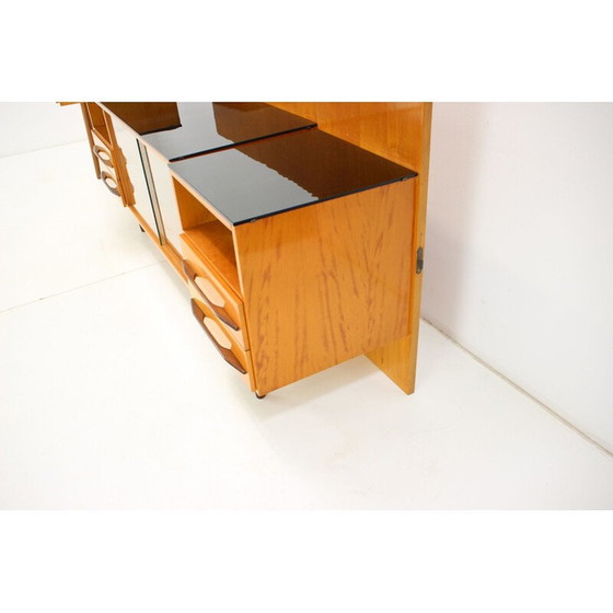 Image 1 of Vintage modular lacquered wood sideboard by Mojmir Pozar for Up Zavody, Czechoslovakia 1960