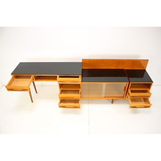 Image 1 of Vintage modular lacquered wood sideboard by Mojmir Pozar for Up Zavody, Czechoslovakia 1960