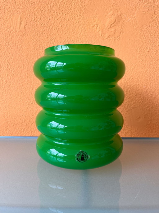 Vintage IKEA Limited Edition Anne Nilsson green vase