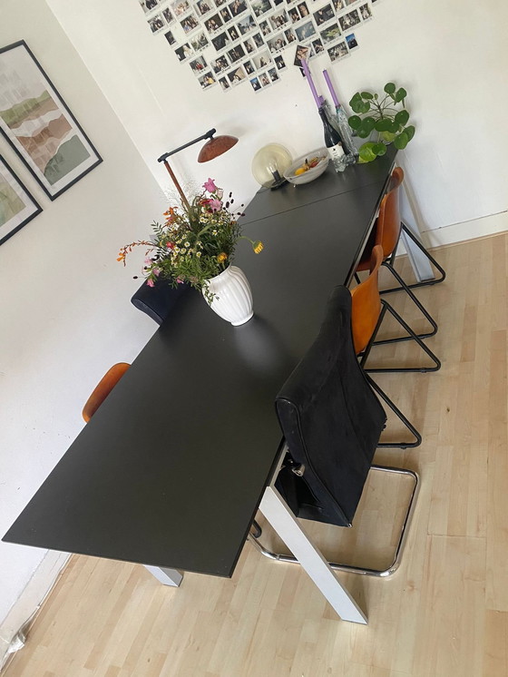 Image 1 of Bree's New world Design Dining Table Black Rectangle