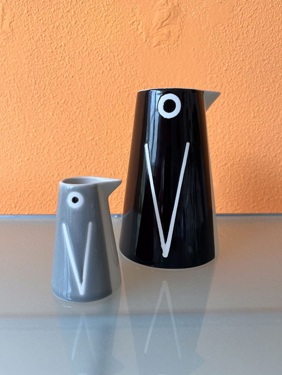 Image 1 of IKEA design LÅTTSÅLD set of two penguin vase/carafe/jug