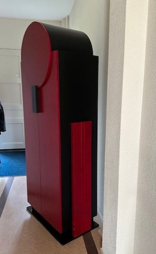 Red Black Cupboard