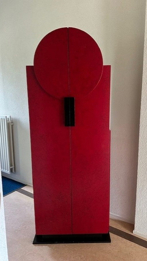 Red Black Cupboard