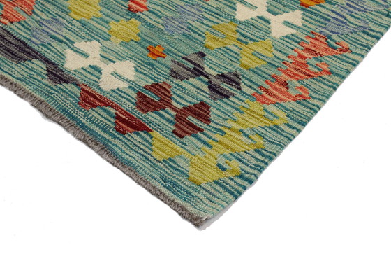 Image 1 of Kilim afgano originale in stile antico, 251 x 182 cm, ottime condizioni.