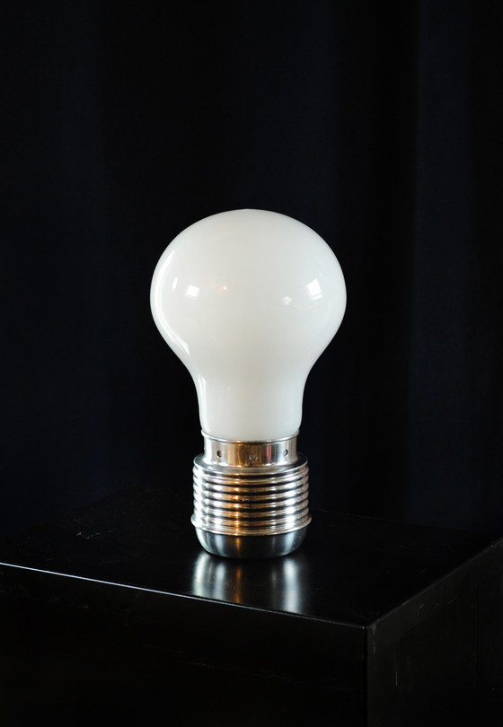 Image 1 of Space age table lamp in the shape of a light bulb