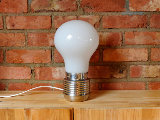 Image 1 of Space age table lamp in the shape of a light bulb