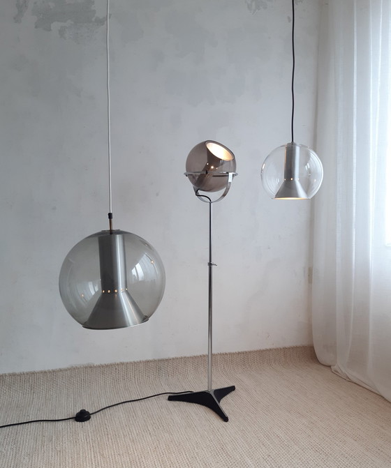 Image 1 of Frank Ligtelijn Raak Globe Pendant Lamp, Mcm Dutch Design Lamp