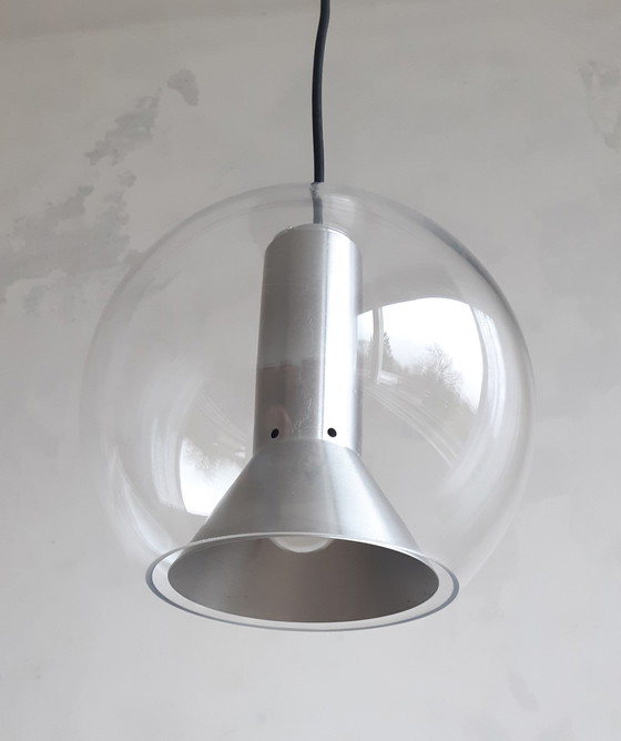 Image 1 of Frank Ligtelijn Raak Globe Pendant Lamp, Mcm Dutch Design Lamp
