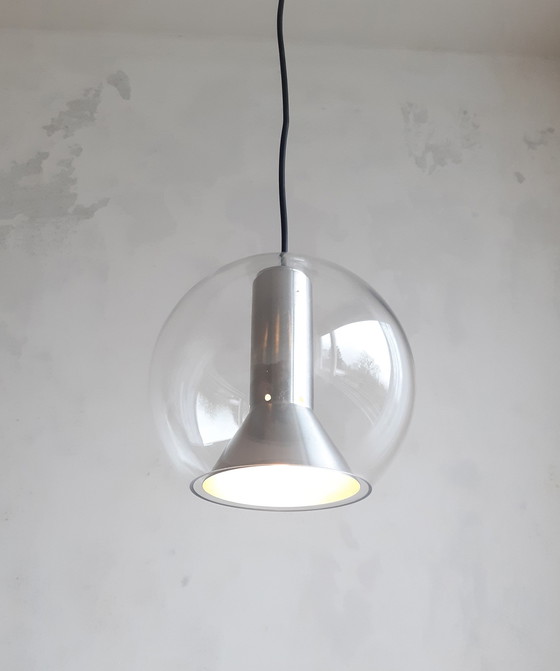Image 1 of Frank Ligtelijn Raak Globe Pendant Lamp, Mcm Dutch Design Lamp