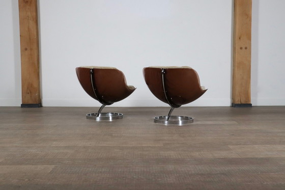 Image 1 of Pair Of Sphere Lounge chairs by Boris Tabacoff for MMM, 1970s