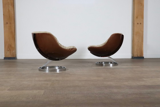 Image 1 of Pair Of Sphere Lounge chairs by Boris Tabacoff for MMM, 1970s