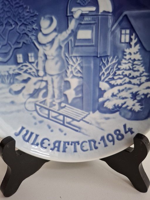 Wallboard Christmas plate 1984 Royal Copenhagen