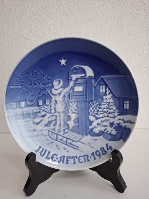 Wallboard Christmas plate 1984 Royal Copenhagen