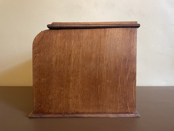 Image 1 of Desk Shutter cabinet Post box Art Deco 1930s French