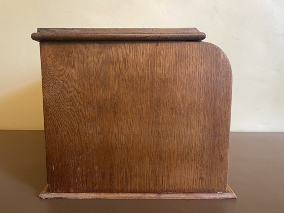 Image 1 of Desk Shutter cabinet Post box Art Deco 1930s French