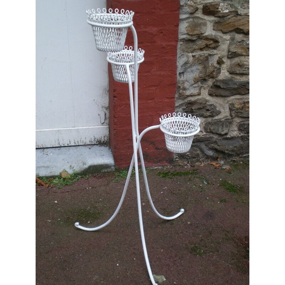 Image 1 of Vintage metal plant stand by Mathieu Mategot, 1950