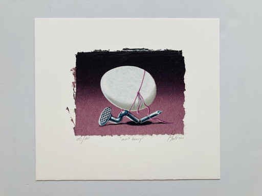 Sharon Amir - Vintage Silkscreen Egg - "Ain'T Heavy" - Z L