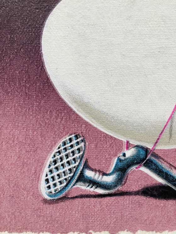 Image 1 of Sharon Amir - Vintage Silkscreen Egg - "Ain'T Heavy" - Z L