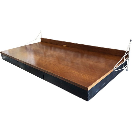 Image 1 of Vintage wood hanging desk, 1960