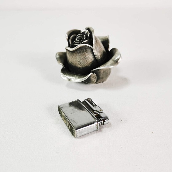 Image 1 of Vintage decorative pewter table lighter by Colibri for Kreisler, Germany 1960