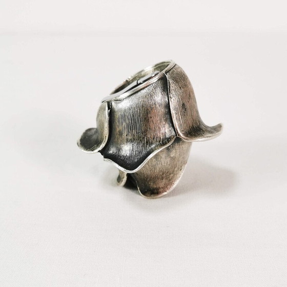 Image 1 of Vintage decorative pewter table lighter by Colibri for Kreisler, Germany 1960