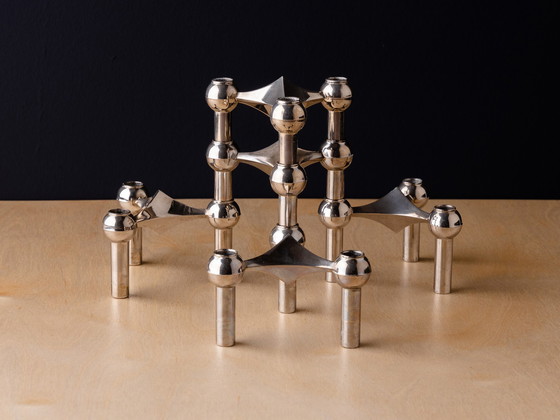 Image 1 of 5x Hans Nagel, Werner Stoff Candle Holders