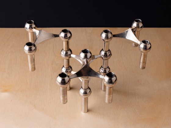 Image 1 of 5x Hans Nagel, Werner Stoff Candle Holders