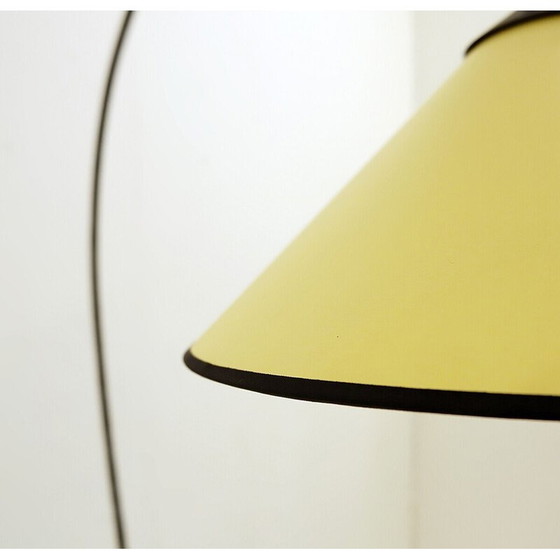 Image 1 of Mid-century wrought iron tripod floor lamp with shelf, Italy 1960s