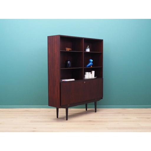 Rosewood bookcase, Danish design, 1970s, manufacturer: Omann Jun