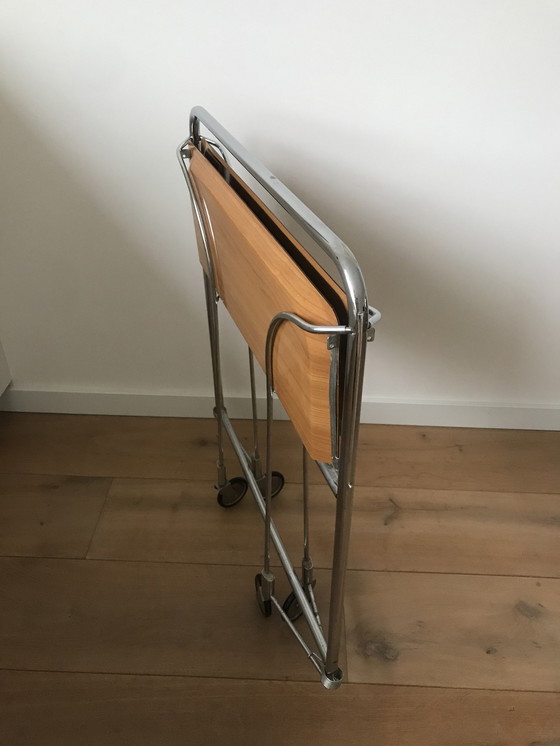 Image 1 of Mid - Century Design Collapsible Tea Table/Trolley, 1970s