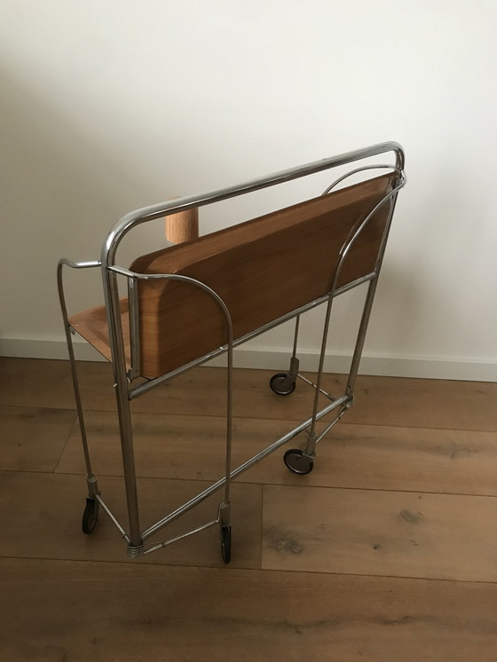 Image 1 of Mid - Century Design Collapsible Tea Table/Trolley, 1970s