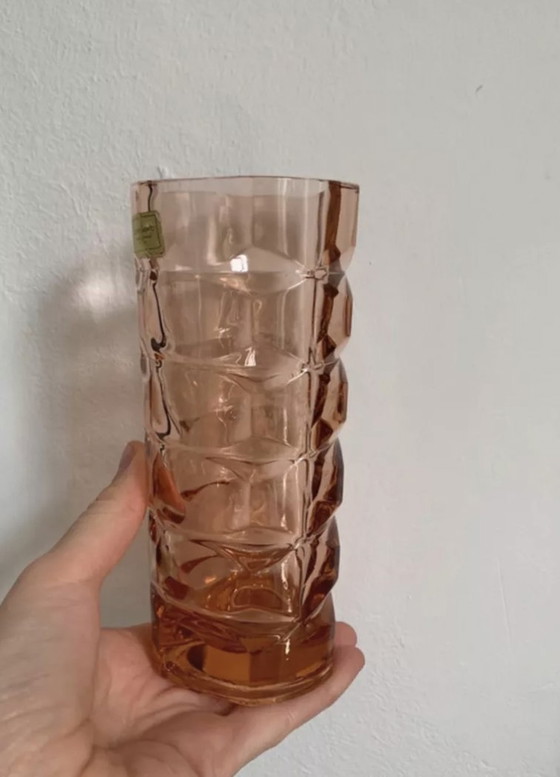 Image 1 of Vase Luminarc Model Windsor Rose 1970