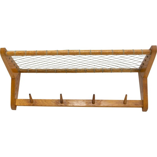 Mid century wall shelf by Krásná Jizba, Czechoslovakia 1960s