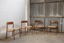 4x Niels Otto Møller Model 75 in teak, set