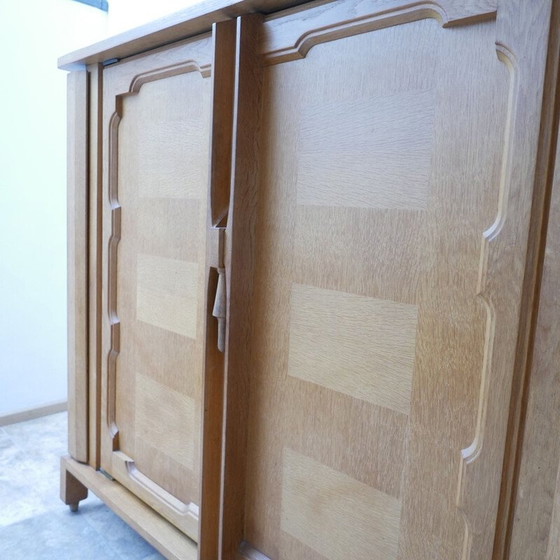 Image 1 of Vintage oak cabinet model bouvine by Guillerme and Chambron, France 1960