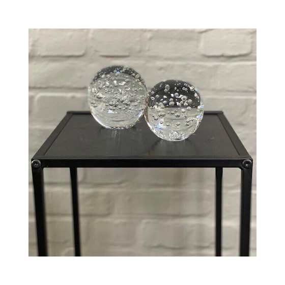 Image 1 of Coppia di fermacarte d'epoca a forma di palla