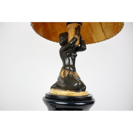 Image 1 of Vintage Art Deco lamp with speaker by Stilton, Czechoslovakia 1930