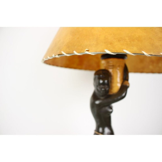 Image 1 of Vintage Art Deco lamp with speaker by Stilton, Czechoslovakia 1930