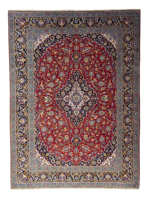 Hand-knotted Kashan Cork - 348 X 257 Cm