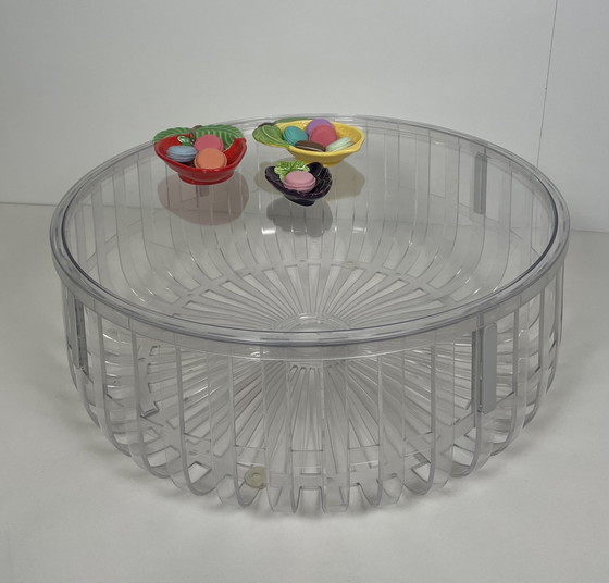 Image 1 of Kartell Panier Design Coffee Table/Side Table Crystal