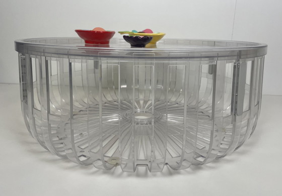 Image 1 of Kartell Panier Design Coffee Table/Side Table Crystal