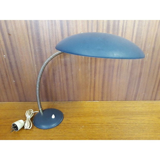 Lampada da scrivania vintage a forma di disco volante, anni '50