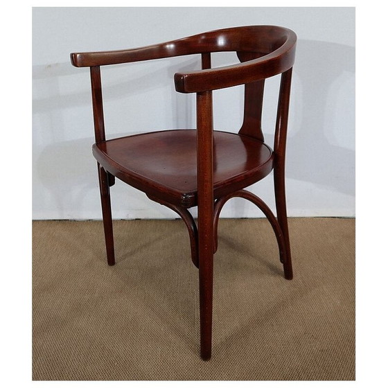Image 1 of Pair of vintage bentwood armchairs by Maison Fischel, 1900