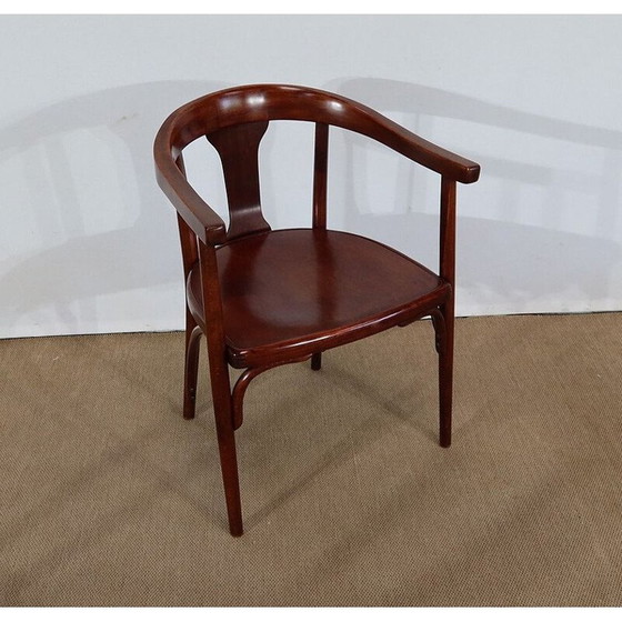 Image 1 of Pair of vintage bentwood armchairs by Maison Fischel, 1900